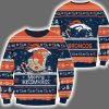 Broncos Merry Kissmyass Santa Claus Ugly Christmas Sweater