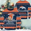 Broncos Merry Kissmyass Santa Claus Ugly Christmas Sweater 2