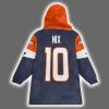 Broncos United In Orange Nix 10 Blanket Hoodie 3
