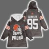 Browns Dawg Pound Garrett 95 Unisex Blanket Hoodie