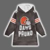 Browns Dawg Pound Garrett 95 Unisex Blanket Hoodie 2