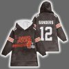 Browns Dawg Pound Sanders 12 Unisex Blanket Hoodie
