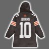 Browns Quinshon Judkins 10 Blanket Hoodie 3