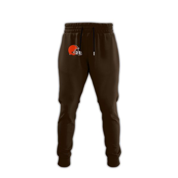 Browns x Firefighter Appreciation Day 2025 Hoodie Joggers Cap 2