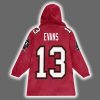 Buccaneers Fire The Cannons Evans 13 Unisex Blanket Hoodie 3