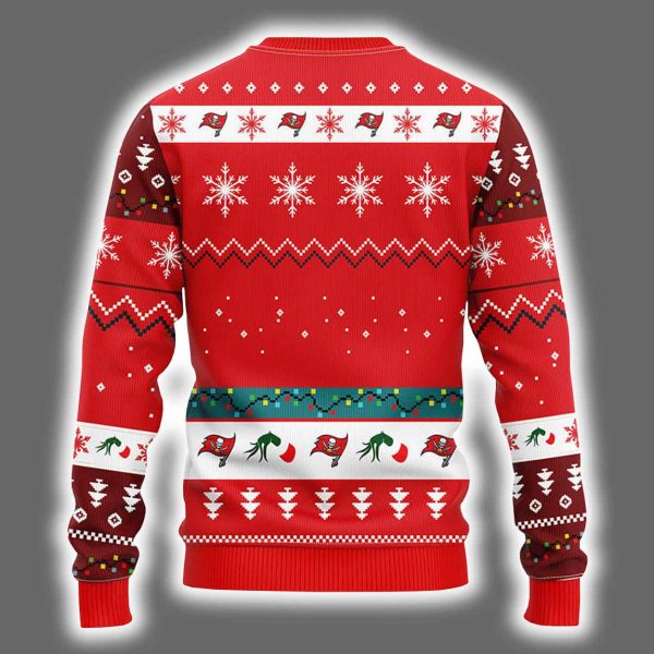 Buccaneers Grnch Hand Ugly Christmas Sweater 3