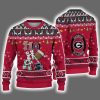 Bulldogs Football HO HO HO Ugly Christmas Sweater