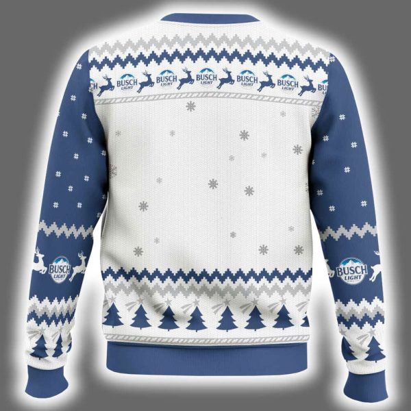 Busch Light Heart Ugly Christmas Sweater 3