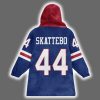 CSkattebo 44 New York Football Unisex Blanket Hoodie 3