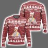 Calmer Than You Are The Big Lebowsk Ugly Christmas Sweater