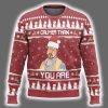 Calmer Than You Are The Big Lebowsk Ugly Christmas Sweater 2