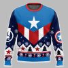 Captain America Retro Ugly Christmas Sweater1