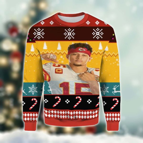 Captain Patrick Mahomes Ugly Christmas Sweater 2