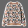 Capybara And Plants Christmas Cardigan 3