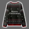 Capybara Merry Tired Social Battery 1 Ugly Christmas Sweater 3
