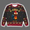 Chicken F-Caw-F Ugly Christmas Sweater