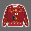 Chicken F Caw F Ugly Christmas Sweater