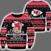 Chiefs Merry Kissmyass Santa Claus Ugly Christmas Sweater