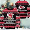 Chiefs Merry Kissmyass Santa Claus Ugly Christmas Sweater 2