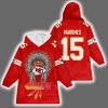 Chiefs Native American Mahomes 15 Unisex Blanket Hoodie