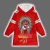 Chiefs Native American Mahomes 15 Unisex Blanket Hoodie 2