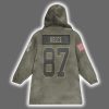 Chiefs Travis Kelce 87 Salute to Service Blanket Hoodie 3