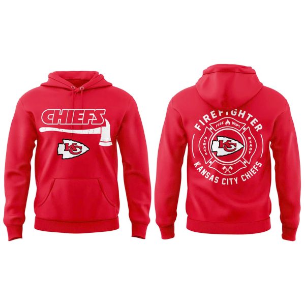 Chiefs x Firefighter Appreciation Day 2025 Hoodie Joggers Cap