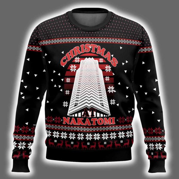 Christmas At Nakatomi Die Hard Ugly Christmas Sweater 2