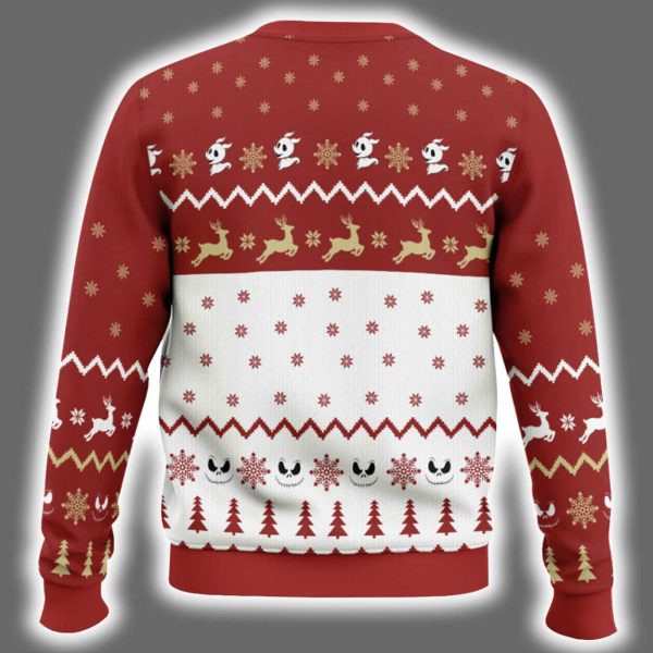 Christmas Is Coming Jack Skellington Ugly Christmas Sweater 3