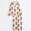 Christmas Santa Claus Satin Pajama Set 3