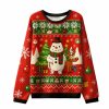 Christmas Snowman And Reindeer Ugly Christmas Sweater