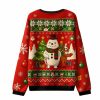 Christmas Snowman And Reindeer Ugly Christmas Sweater1