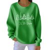 Christmas Tis The Season Pit Striped Sweatshirt 2