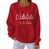 Christmas Tis The Season Pit Striped Sweatshirt 3