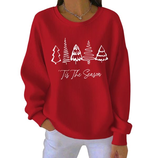 Christmas Tis The Season Pit Striped Sweatshirt 3