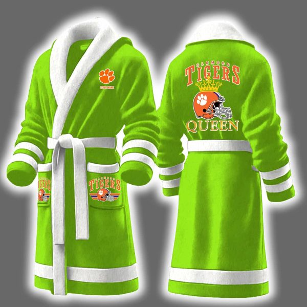Clemson Queen Personalized Bathrobe 6