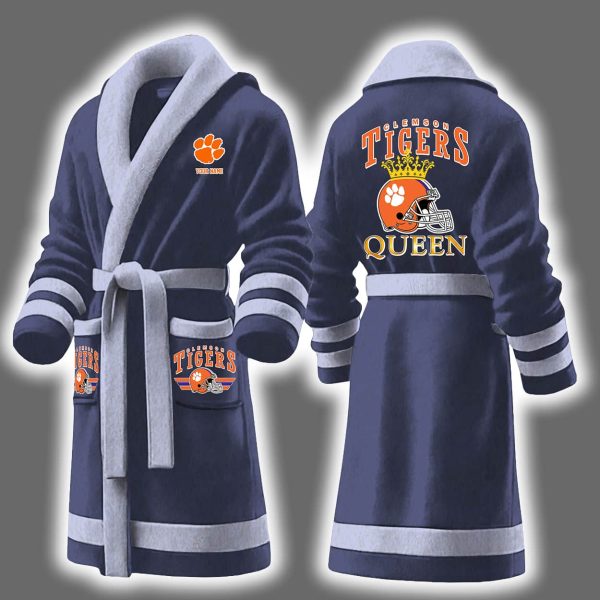 Clemson Queen Personalized Bathrobe 7