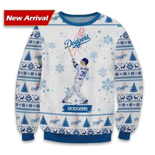 Cody Bellinger Dodgers Ugly Christmas Sweater