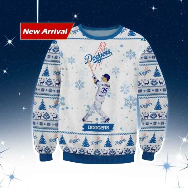 Cody Bellinger Dodgers Ugly Christmas Sweater1
