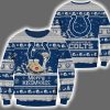 Colts Merry Kissmyass Santa Claus Ugly Christmas Sweater