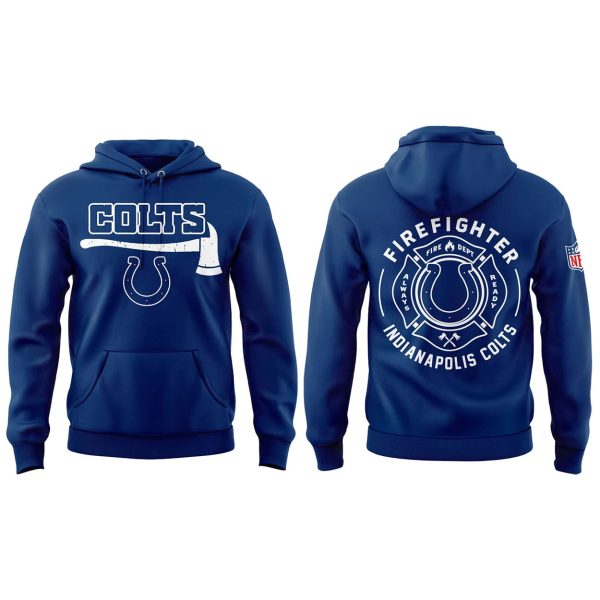 Colts x Firefighter Appreciation Day 2025 Hoodie Joggers Cap