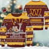 Commanders Merry Kissmyass Santa Claus Ugly Christmas Sweater 2