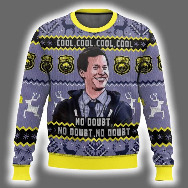 Cool Cool Cool Jake Peralta Brooklyn Nine nine Ugly Christmas Sweater 2