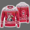 Cornhuskers Football HO HO HO Ugly Christmas Sweater