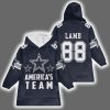 Cowboys America's Team Lamb 88 Blanket Hoodie