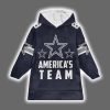Cowboys Americas Team Lamb 88 Blanket Hoodie 2