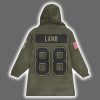 Cowboys Ceedee Lamb 88 Salute to Service Blanket Hoodie 3