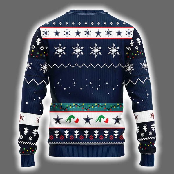 Cowboys Grnch Hand Ugly Christmas Sweater 3