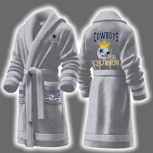 Cowboys Queen Personalized Bathrobe 6