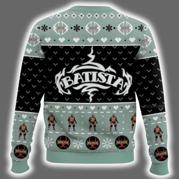 Dave Bautista Ugly Christmas Sweater 3